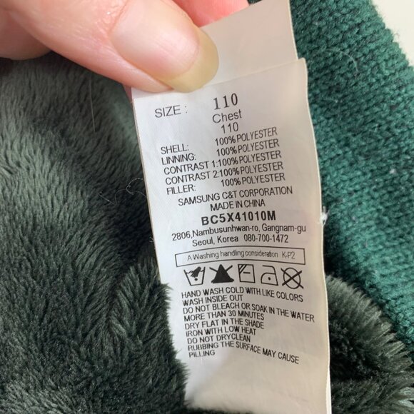 Beanpole Women’s Fair Isle Forest Green Sweater Knit Jacket Size Large - Picture 6 of 7